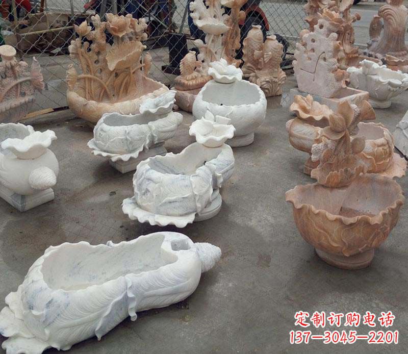 哈尔滨白菜水盆景观石雕