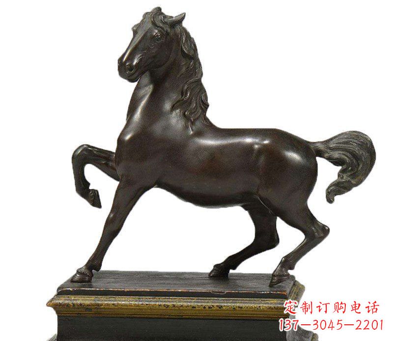 哈尔滨办公招财马动物铜雕塑