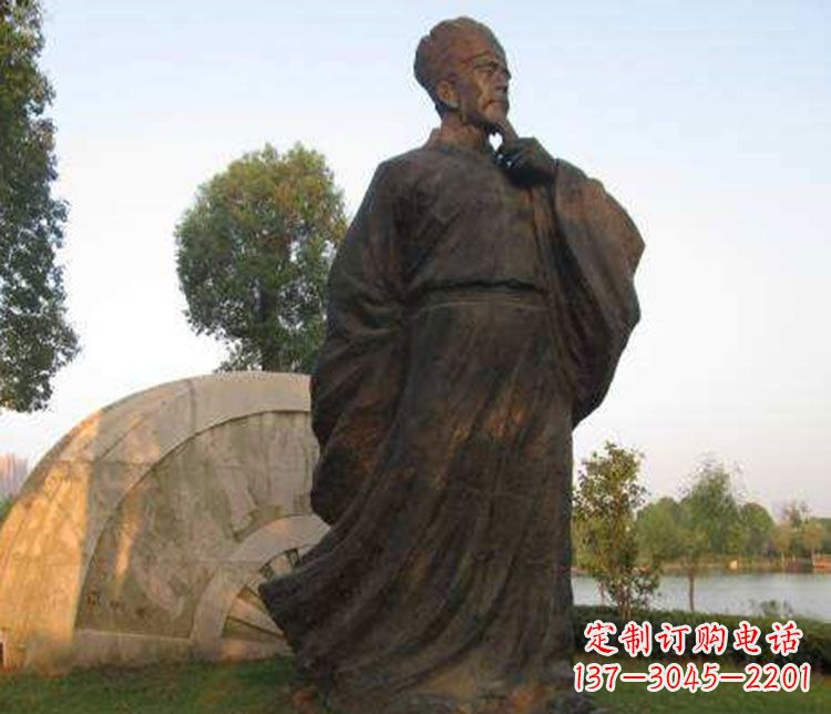 哈尔滨北宋文学家欧阳修铜雕