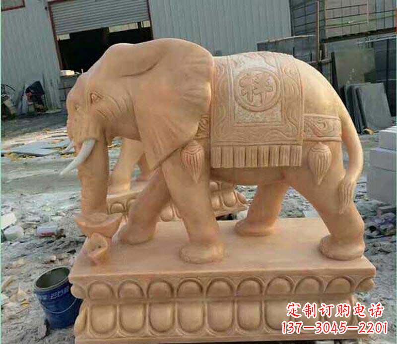 哈尔滨璀璨大象石雕