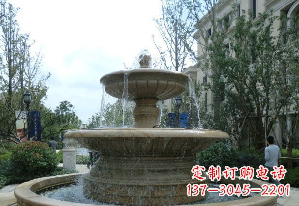 哈尔滨精致喷泉,完美衬托您的别墅景观