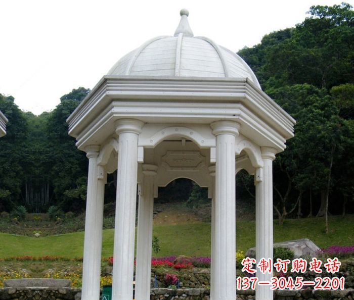哈尔滨欧式石雕凉亭,清凉悠然