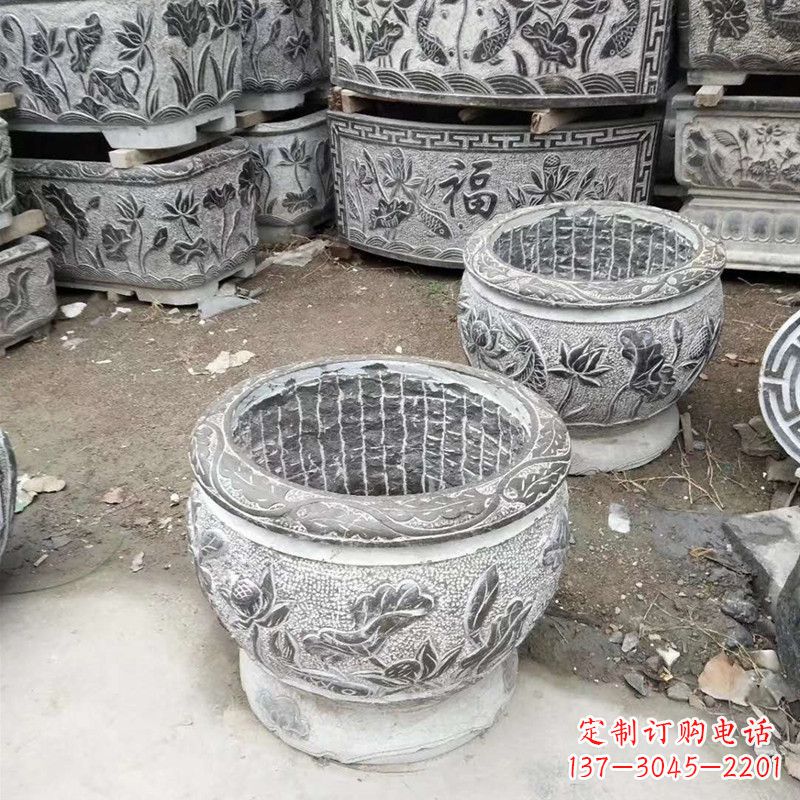 哈尔滨别墅水缸石雕塑