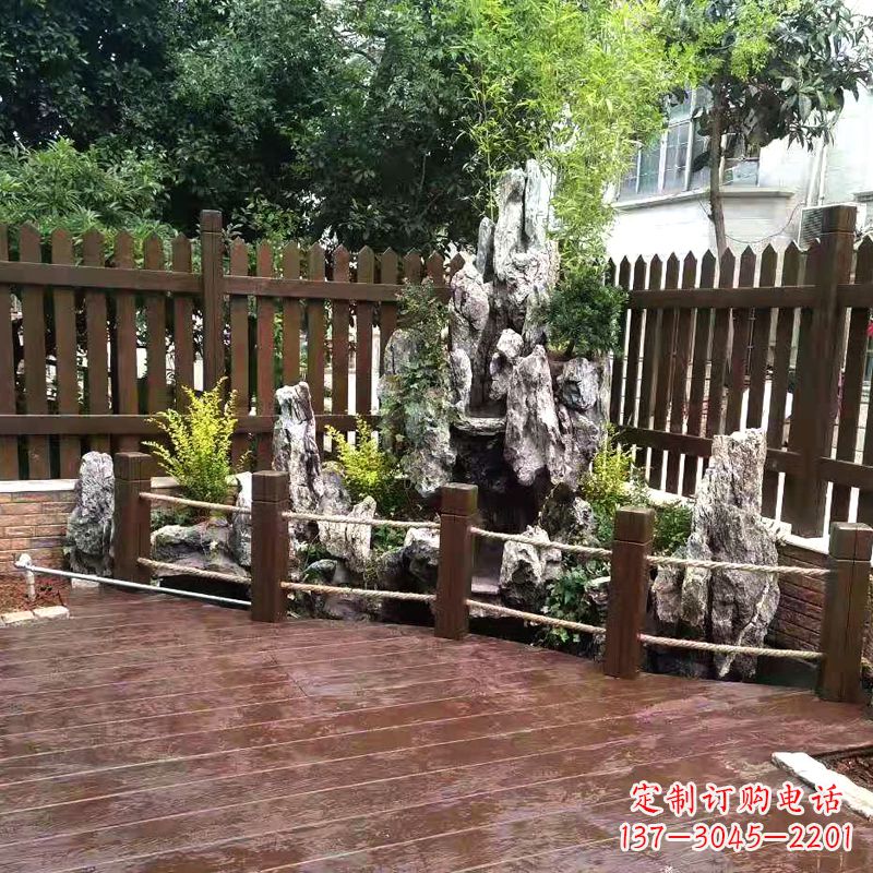 哈尔滨别墅庭院假山