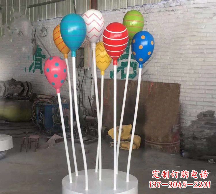 哈尔滨玻璃钢仿真彩绘气球