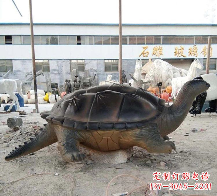 哈尔滨玻璃钢乌龟雕塑——精致美丽的艺术品