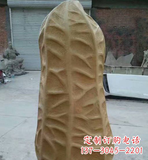 哈尔滨玻璃钢仿真花生雕塑