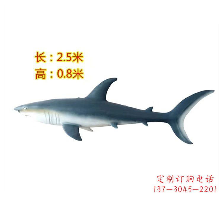 哈尔滨玻璃钢鲨鱼雕塑令人惊叹的艺术精品