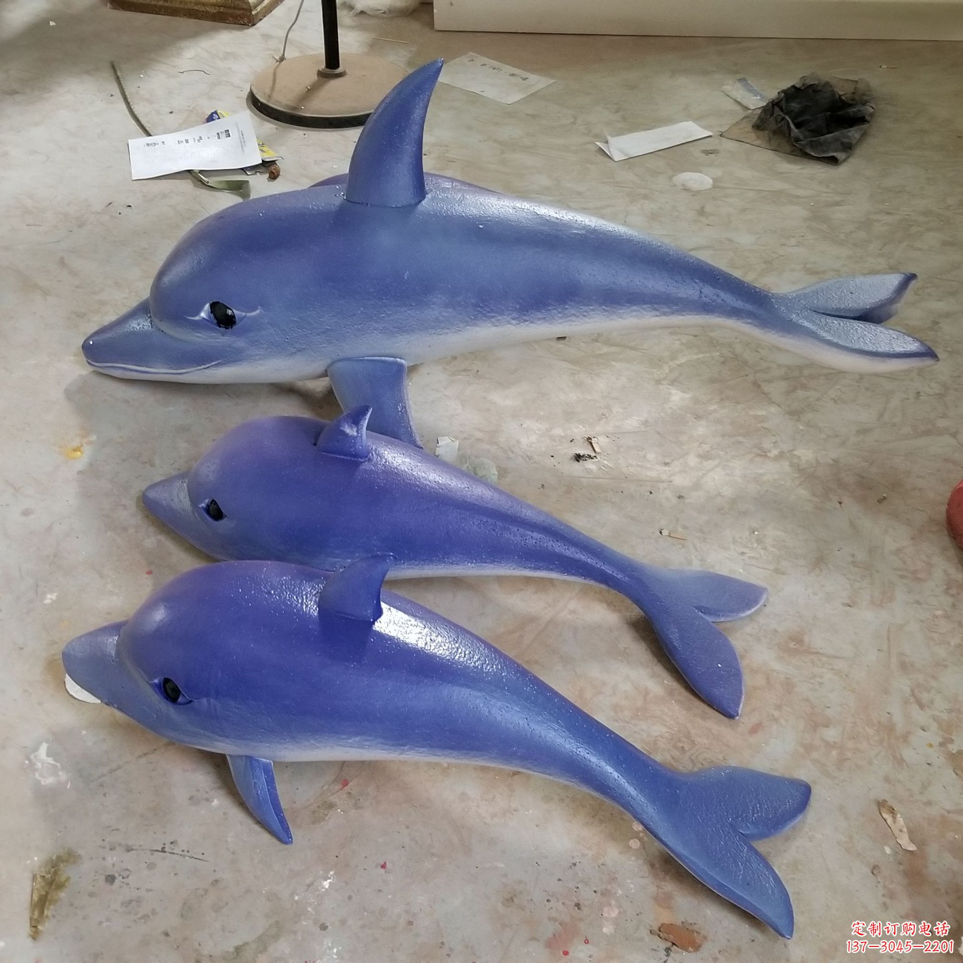 哈尔滨玻璃钢海豚雕塑