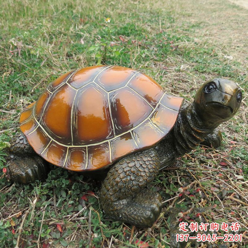 哈尔滨玻璃钢制乌龟雕塑——艺术的精美呈现