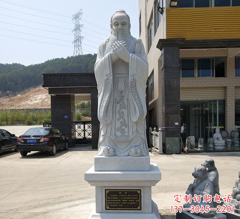 哈尔滨玻璃钢孔子像