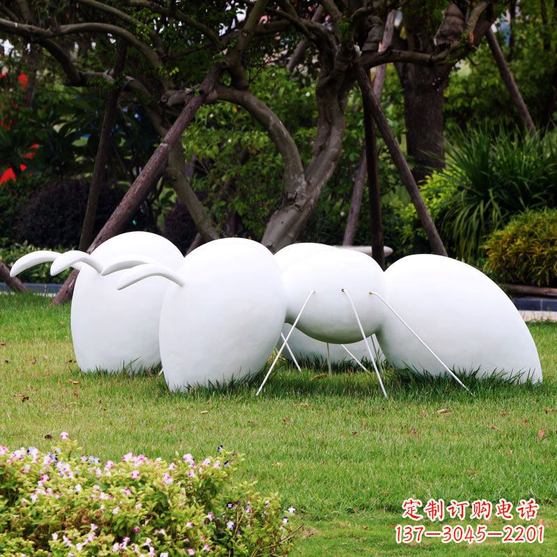哈尔滨玻璃钢蚂蚁公园雕塑