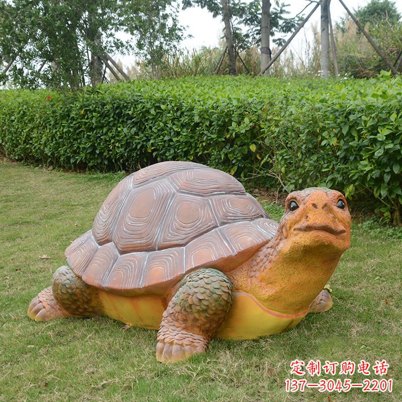 哈尔滨玻璃钢乌龟雕塑