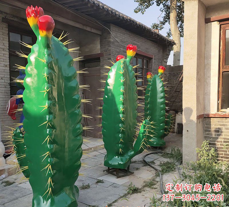 哈尔滨玻璃钢仙人掌景观雕塑