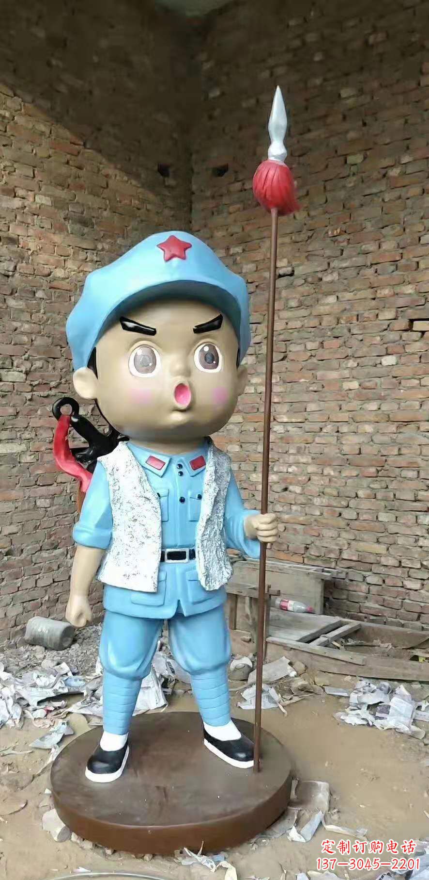 哈尔滨红军雕塑弘扬伟大革命精神
