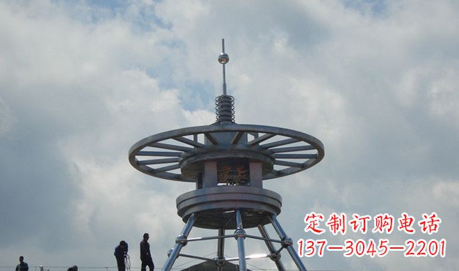 哈尔滨不锈钢避雷针雕塑——安全守护者