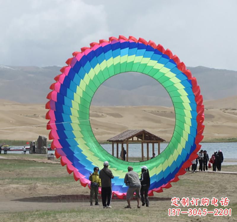 哈尔滨不锈钢彩色圆环雕塑——精致的艺术瑰宝