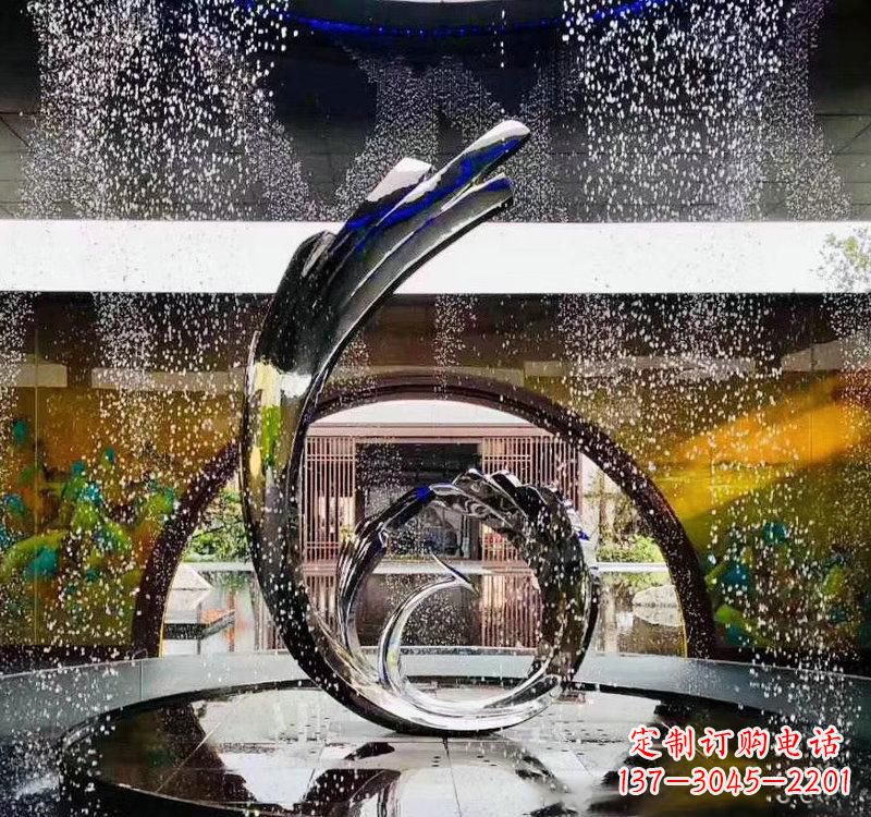 哈尔滨不锈钢城市景观喷泉雕塑