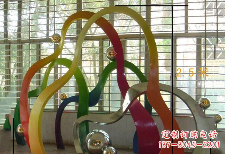 哈尔滨不锈钢假山雕塑精致耐用的艺术品