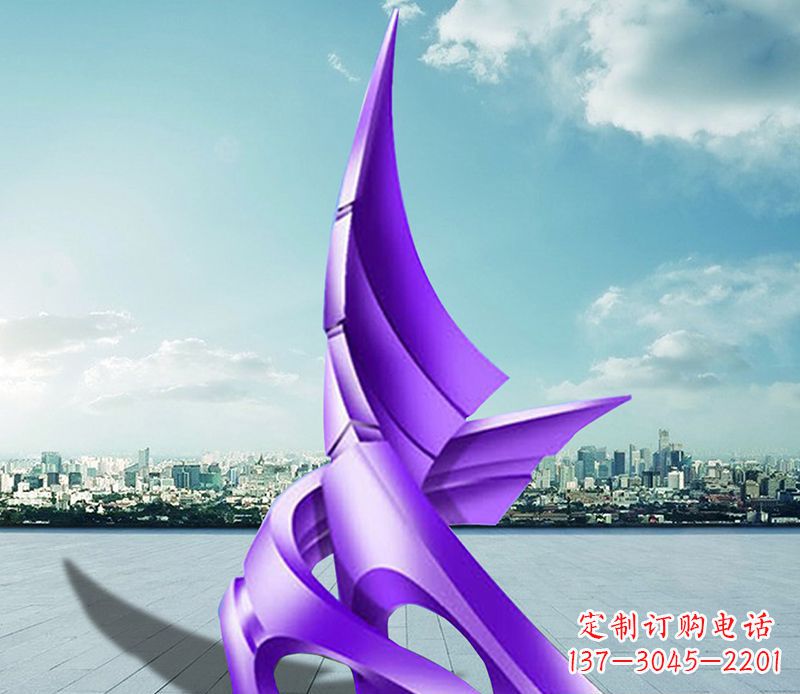 哈尔滨不锈钢船帆雕塑静谧的海洋美景