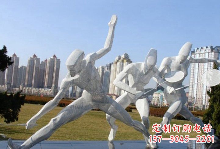 哈尔滨精致不锈钢羽毛球雕塑