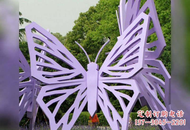 哈尔滨不锈钢蝴蝶雕塑美丽永恒