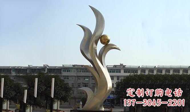 哈尔滨精美不锈钢凤凰雕塑