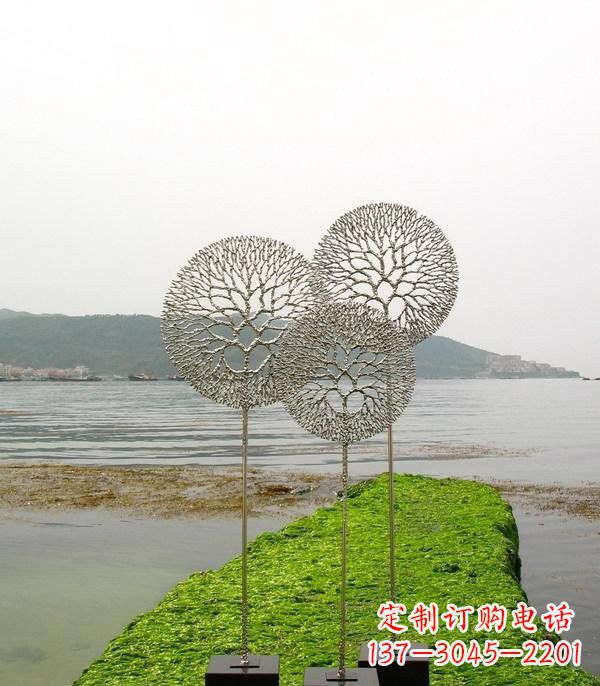 哈尔滨不锈钢蒲公英雕塑抽象美的象征