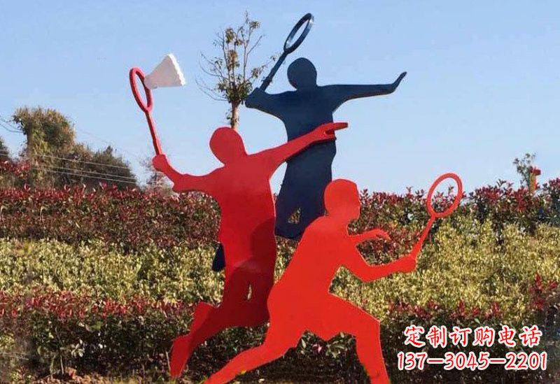 哈尔滨不锈钢羽毛球雕塑精美绝伦