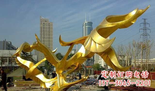 哈尔滨不锈钢大雁雕塑——一件传承中华文化的艺术杰作