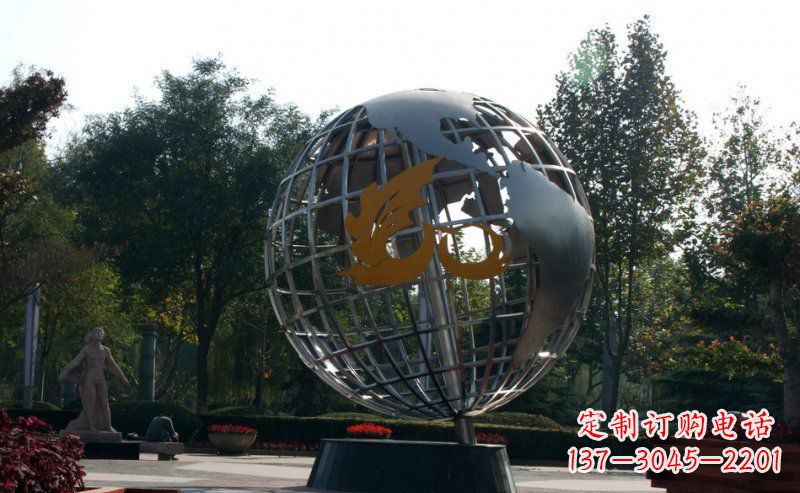 哈尔滨不锈钢地球雕塑一件具有意义的艺术品