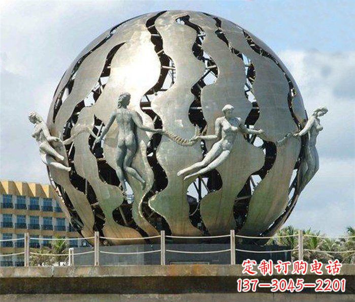哈尔滨不锈钢地球雕塑一座精致而又充满着力量的艺术作品