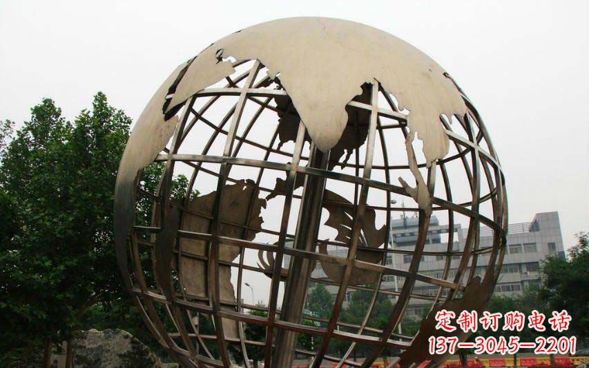 哈尔滨不锈钢地球雕塑精彩的艺术景观