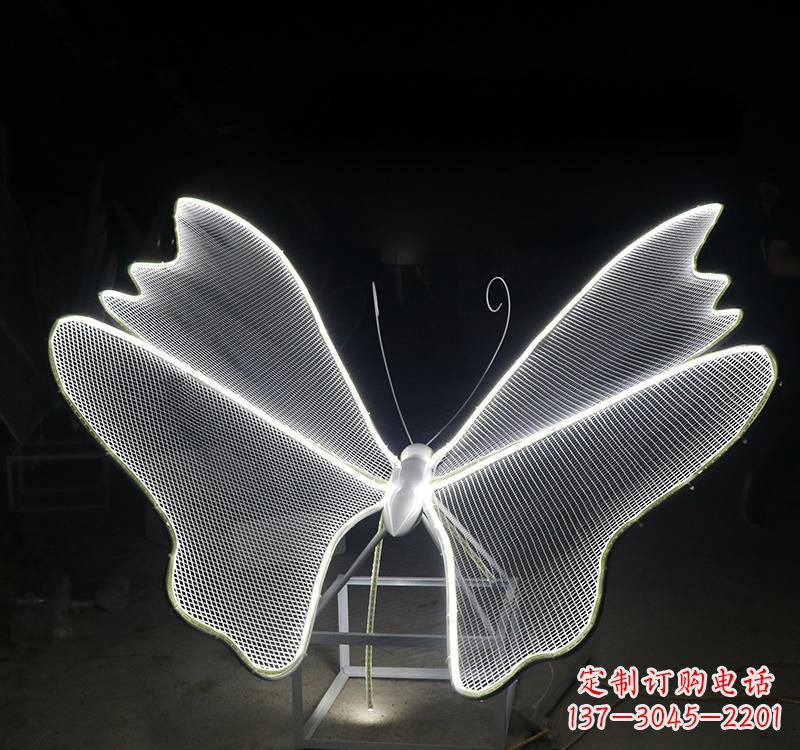 哈尔滨不锈钢灯饰蝴蝶雕塑