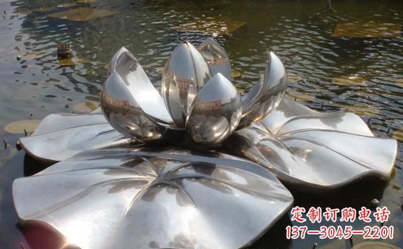哈尔滨不锈钢锻造莲花雕塑