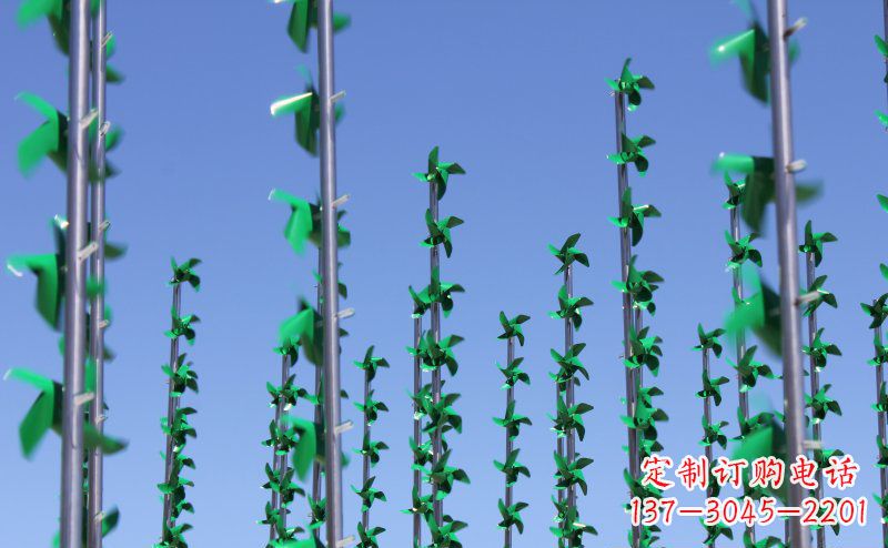 哈尔滨不锈钢风车雕塑灵动而又精致