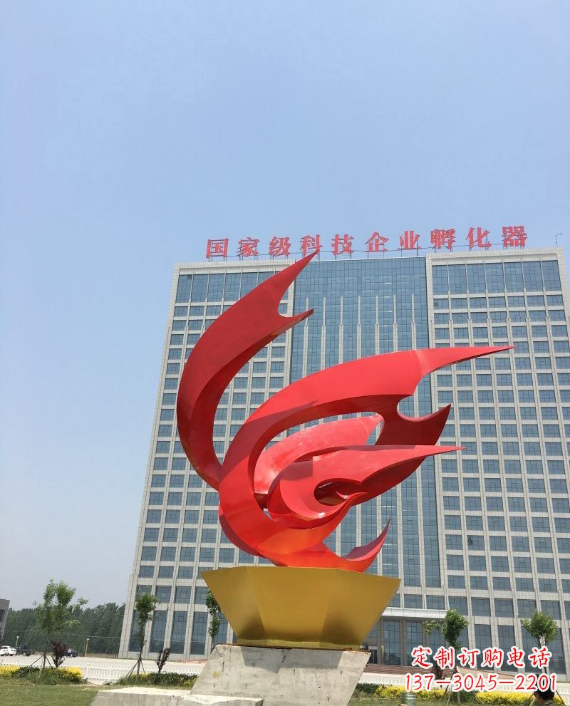 哈尔滨不锈钢凤凰雕塑222