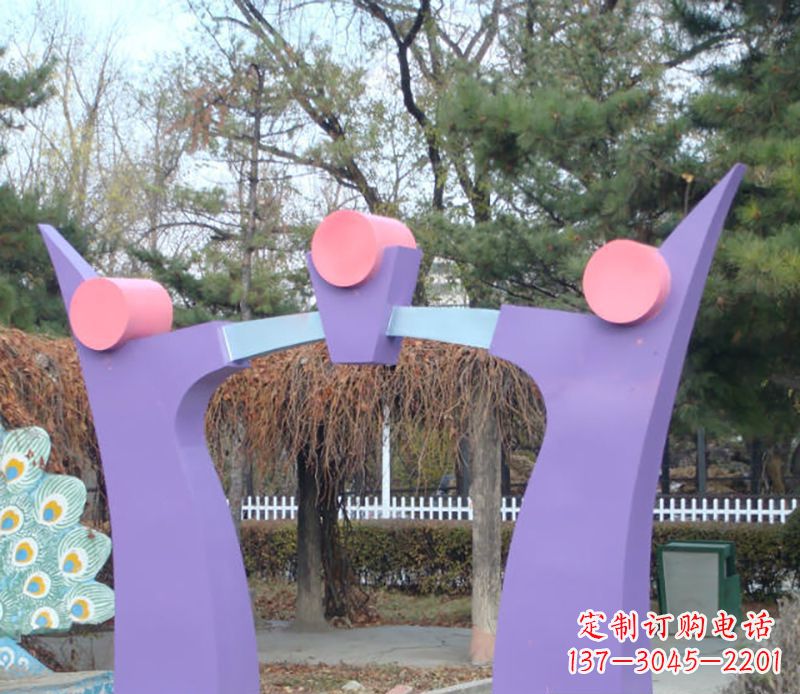 哈尔滨不锈钢拱门雕塑精美艺术品