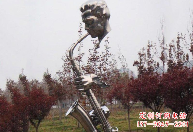 哈尔滨不锈钢萨克斯雕塑艺术与音乐的结合