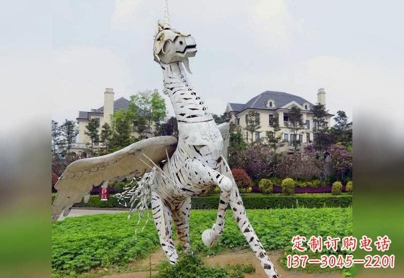 哈尔滨不锈钢独角兽雕塑