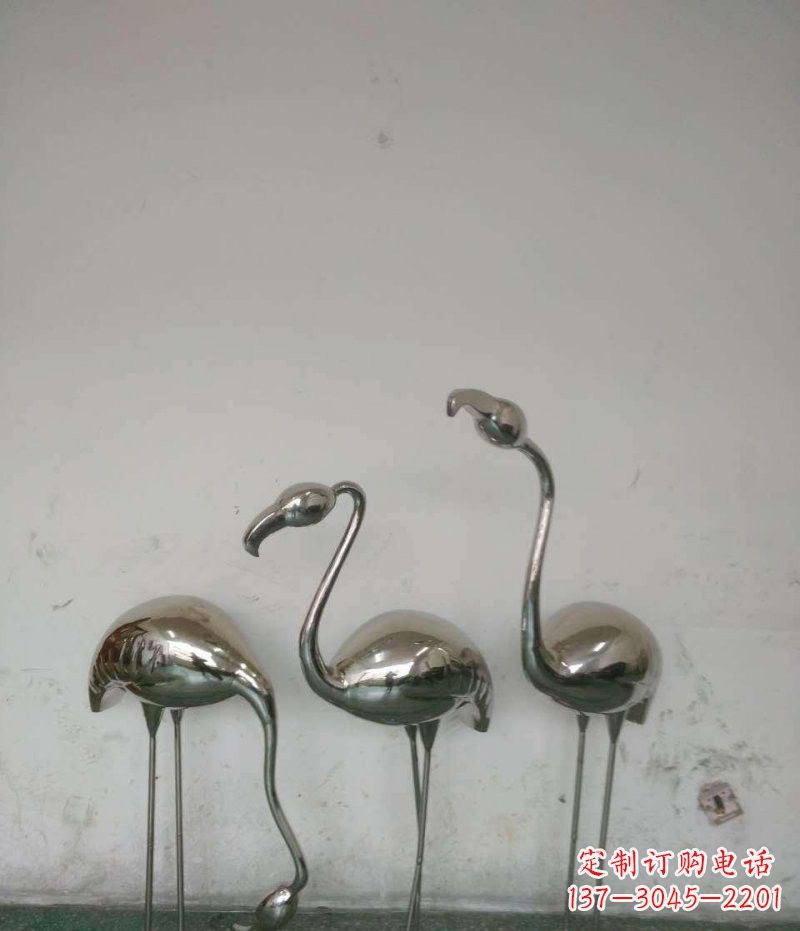 哈尔滨不锈钢火烈鸟雕塑精美的艺术之作