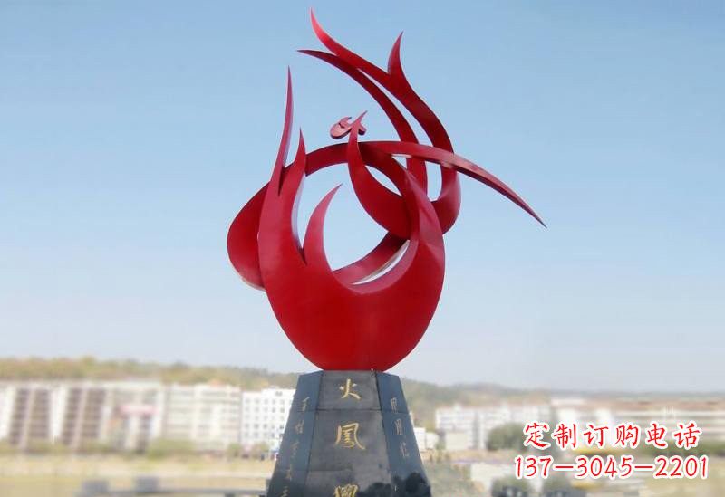 哈尔滨不锈钢公园火凤凰雕塑