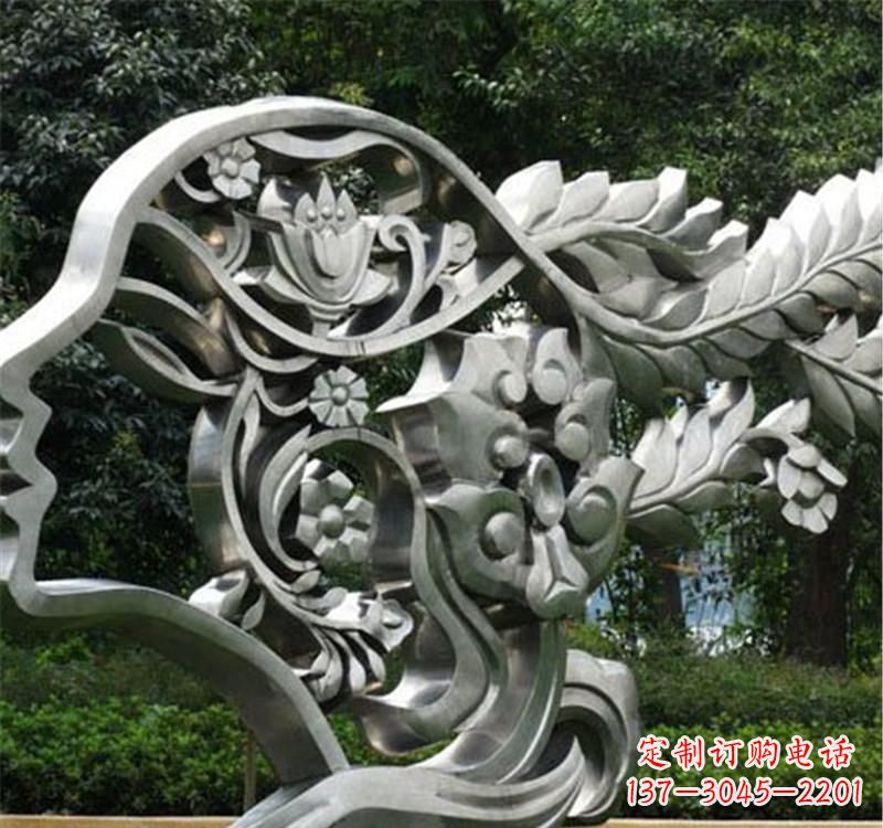 哈尔滨不锈钢雕塑美丽的象征
