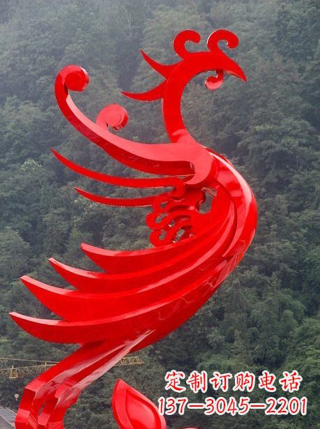 哈尔滨不锈钢凤凰雕塑一次精美的艺术体验