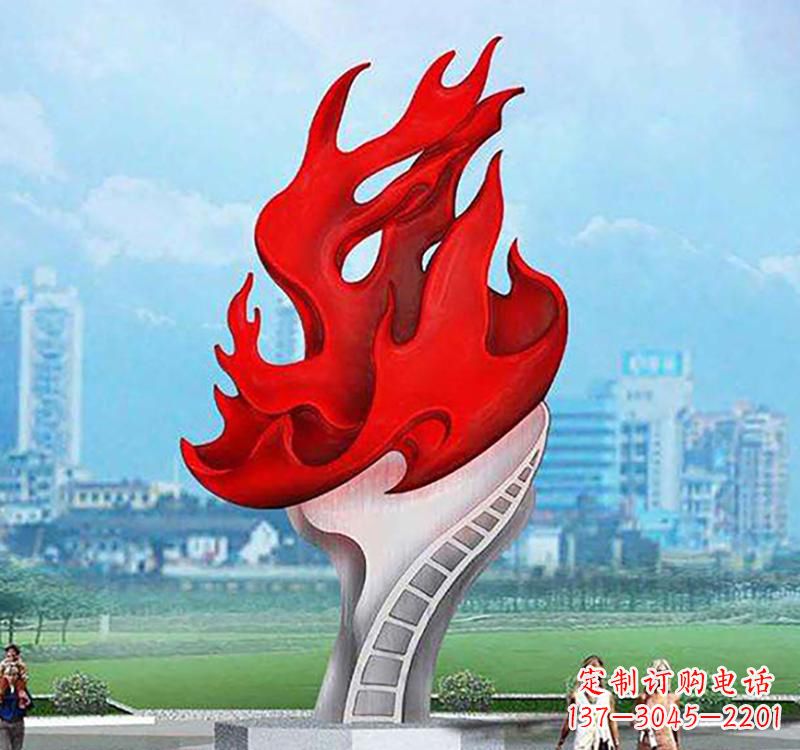 哈尔滨不锈钢火炬照亮未来