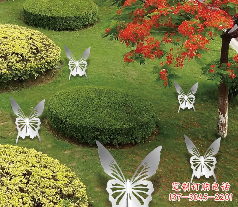 哈尔滨不锈钢蝴蝶雕塑12