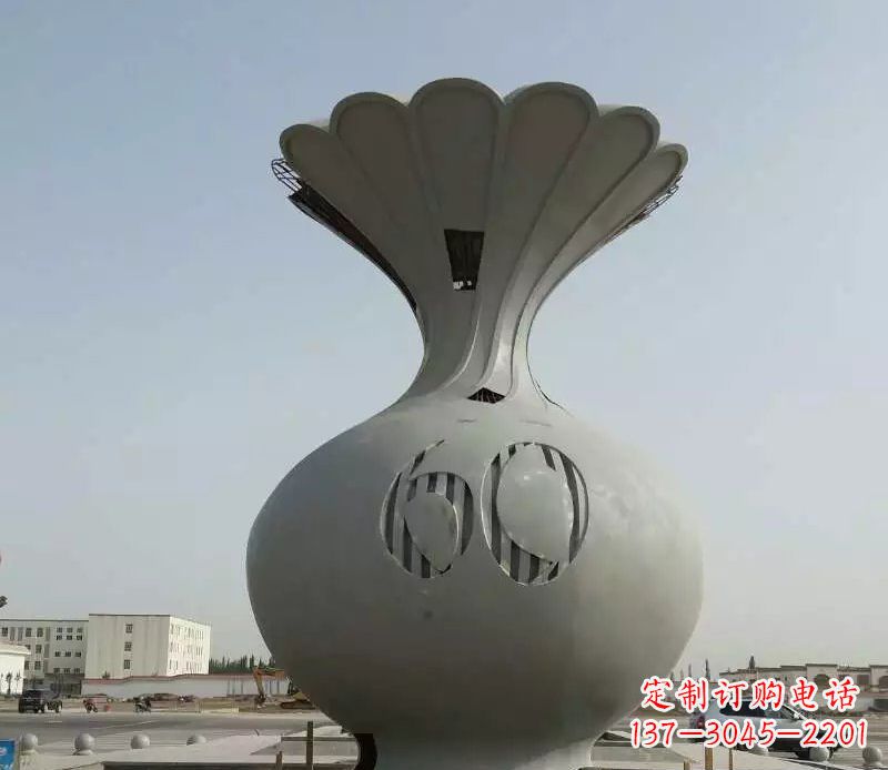 哈尔滨不锈钢花篮雕塑