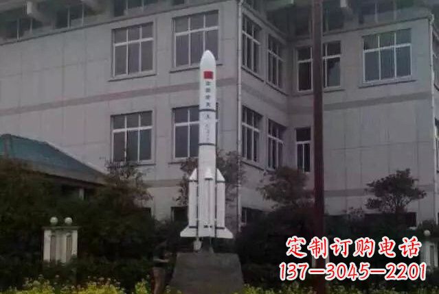 哈尔滨不锈钢火箭雕塑给城市带来无限美