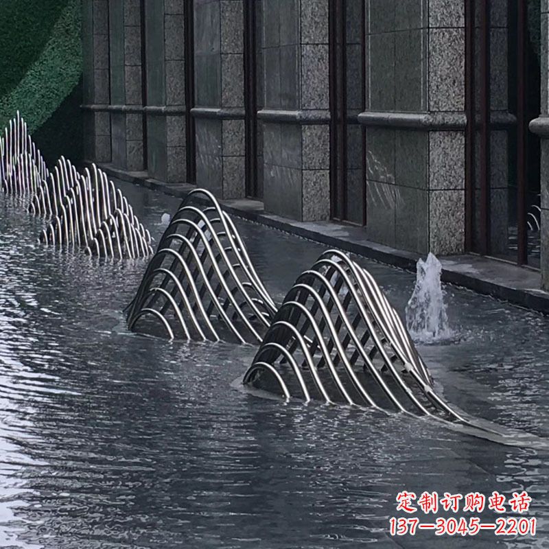 哈尔滨不锈钢假山雕塑精美外形，百变造型