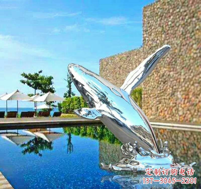 哈尔滨不锈钢鲸鱼雕塑艺术之美